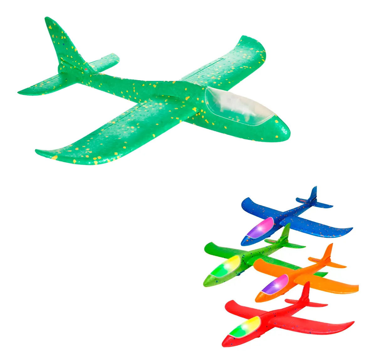 AVION PLANEADOR GOMA EVA