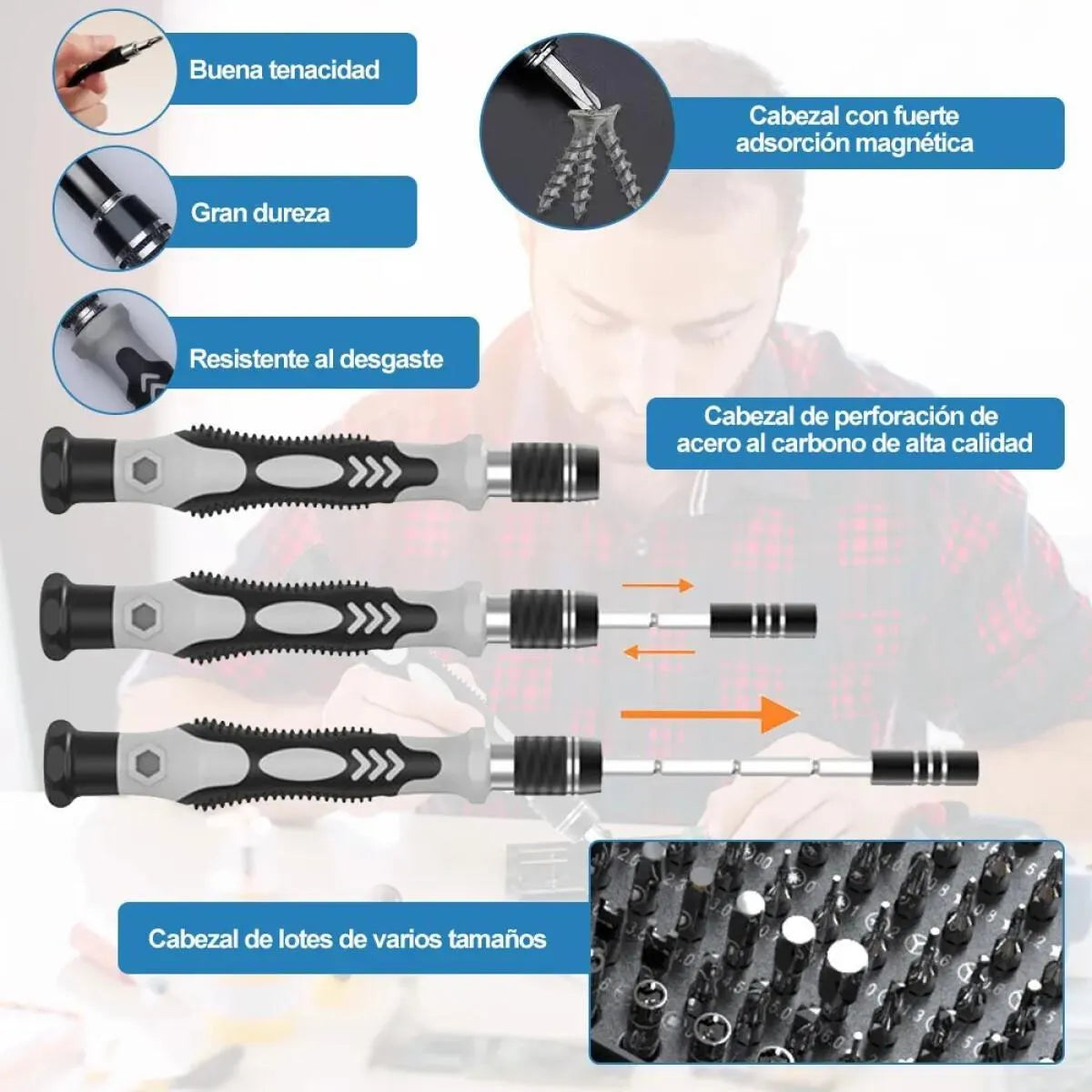 KIT DESTORNILLADOR 115 EN 1