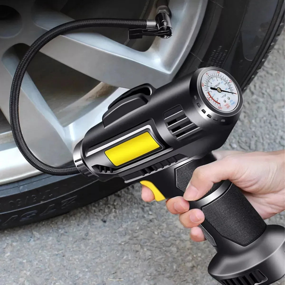 MINI COMPRESOR PISTOLA 12V