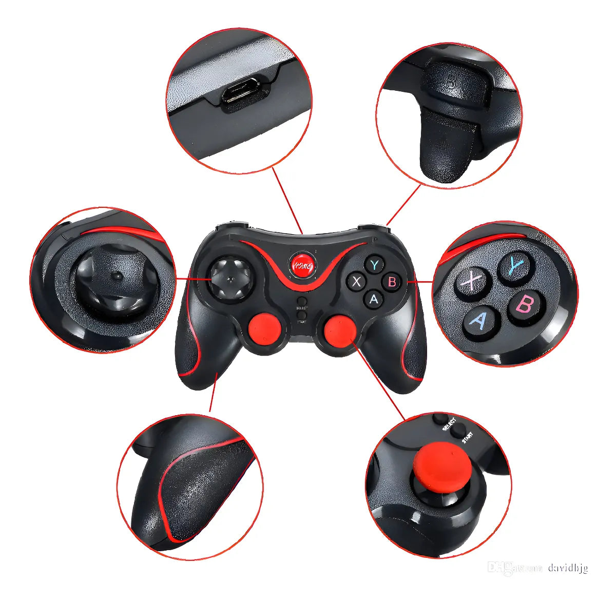 JOYSTICK BLUETOOTH CELULAR PC TABLET ANDROID IOS