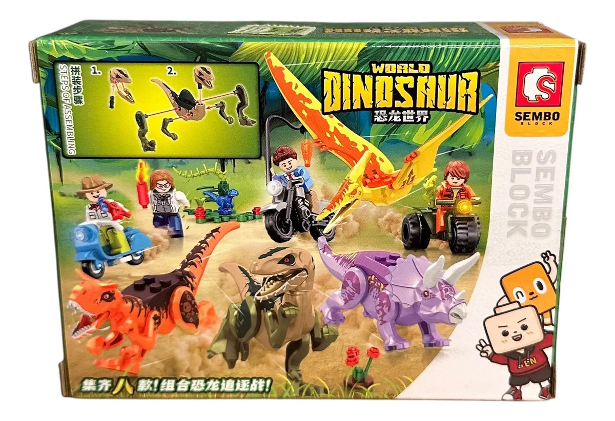 BLOQUES DINOSAURIOS