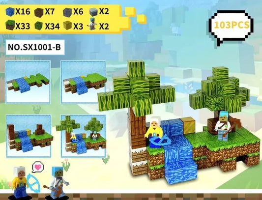 BLOQUES MAGNETICOS MY WORLD 103PCS