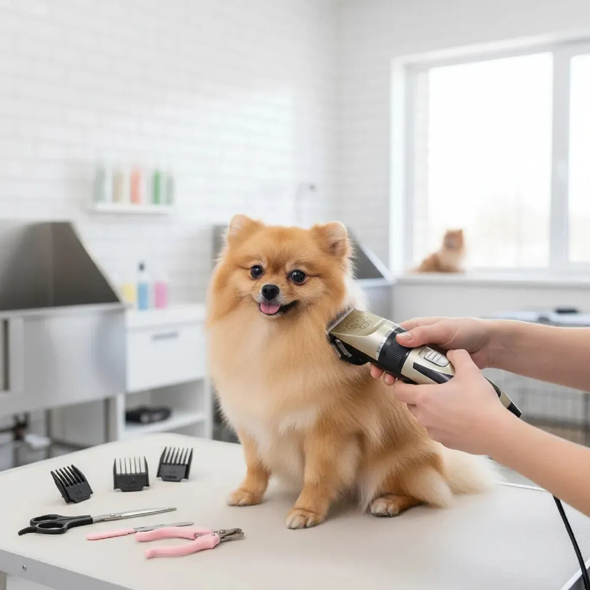 MAQUINA CORTA PELO RECARGABLE PARA MASCOTAS