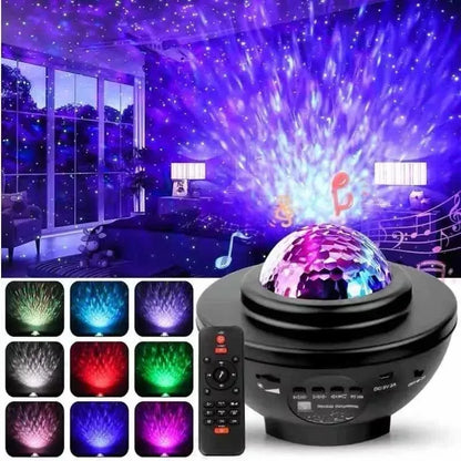 PROYECTOR GALAXIA PARLANTE BLUETOOTH LUZ DE NOCHE