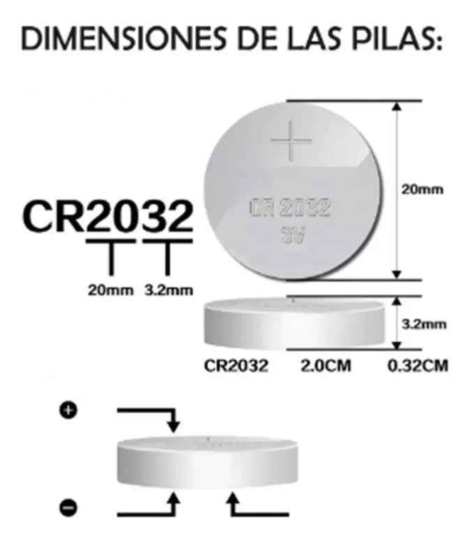PILAS BOTON 2032