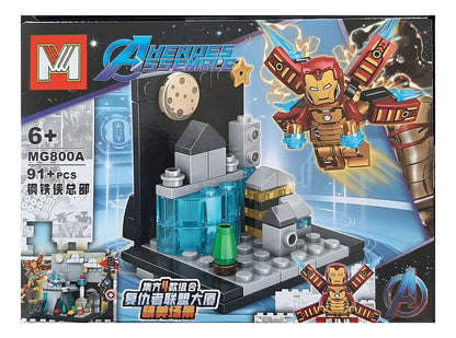 BLOQUES PARA ARMAR SUPER HEROES