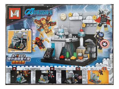 BLOQUES PARA ARMAR SUPER HEROES