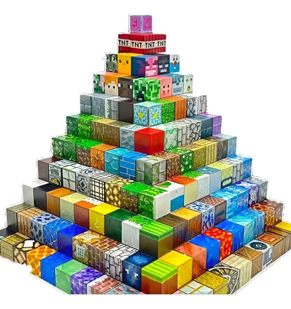 BLOQUES MAGNETICOS MINECRAFT X24PCS