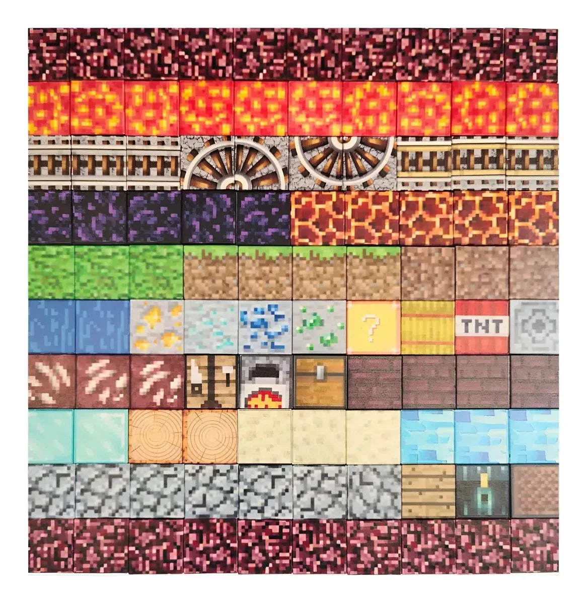 BLOQUES MAGNETICOS MINECRAFT X24PCS