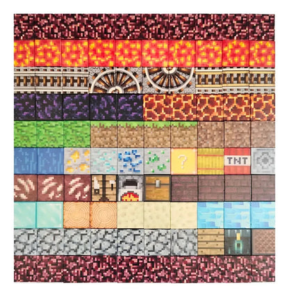 BLOQUES MAGNETICOS MINECRAFT X24PCS