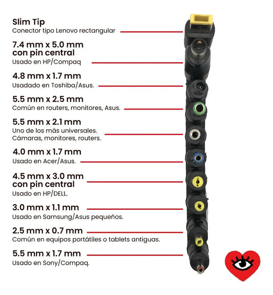 CARGADOR UNIVERSAL NOTEBOOK