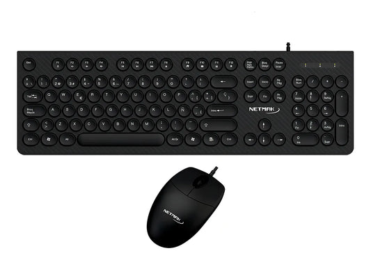 COMBO TECLADO Y MOUSE NETMAK