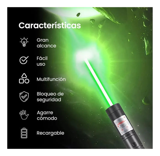 PUNTERO LASER RECARGABLE