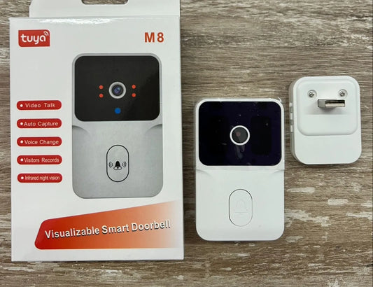 TIMBRE INALAMBRICO SMART PORTERO WIFI RECARGABLE