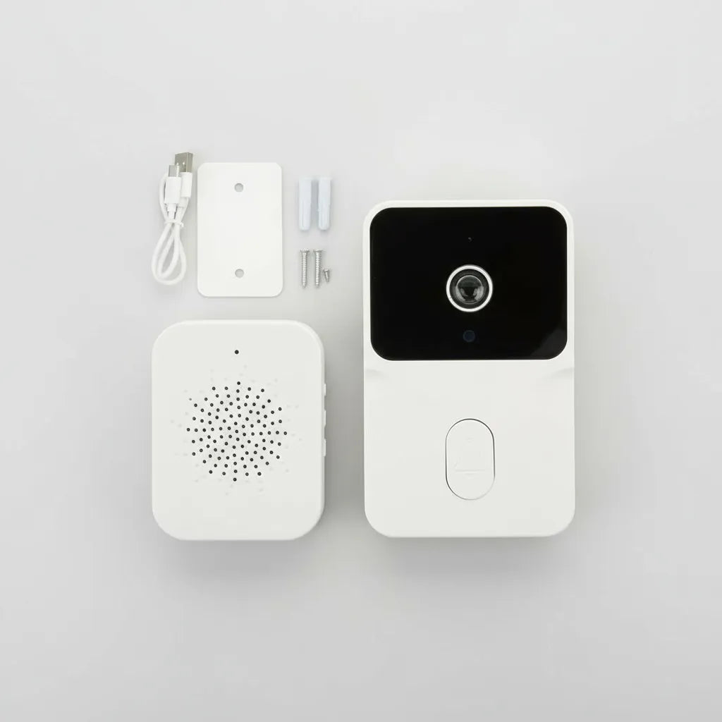 TIMBRE INALAMBRICO SMART PORTERO WIFI RECARGABLE