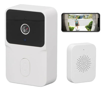 TIMBRE INALAMBRICO SMART PORTERO WIFI RECARGABLE