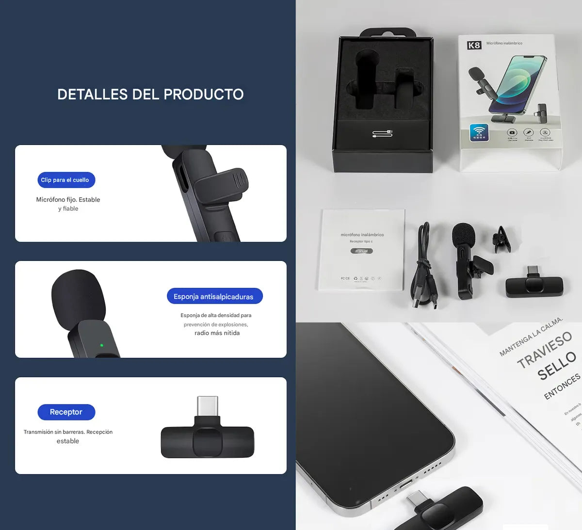 MICROFONO CORBATERO K9