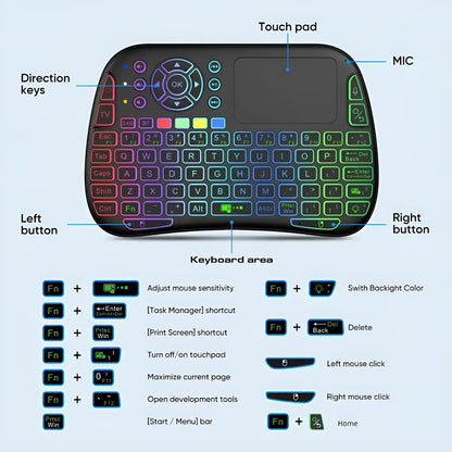 MINI TECLADO INALAMBRICO