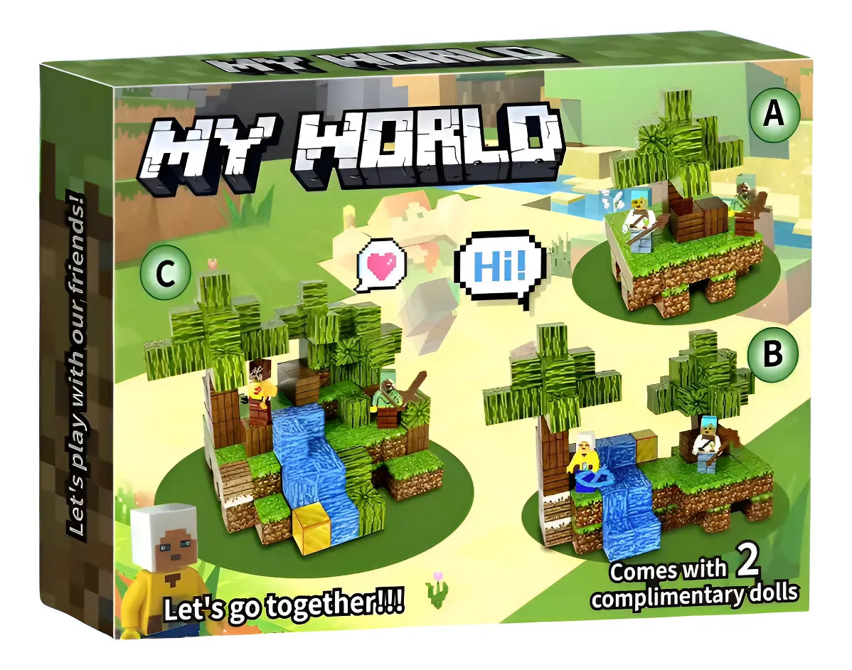 BLOQUES MAGNETICOS MY WORLD 103PCS