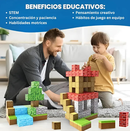 BLOQUES MAGNETICOS MY WORLD 103PCS