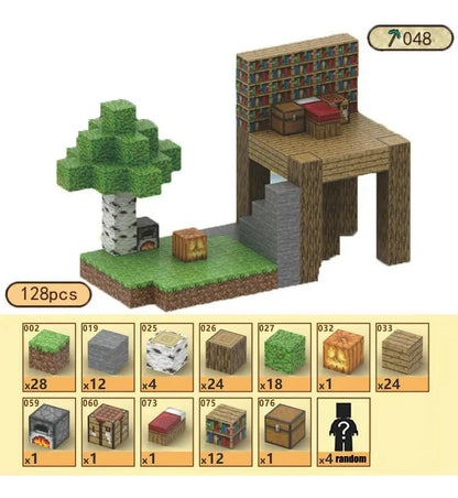 BLOQUES MAGNETICOS MY WORLD 128PCS