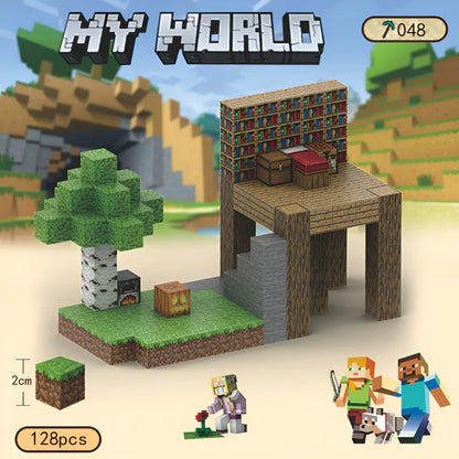BLOQUES MAGNETICOS MY WORLD 128PCS