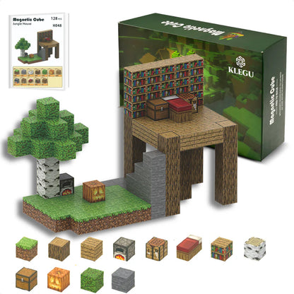 BLOQUES MAGNETICOS MY WORLD 128PCS