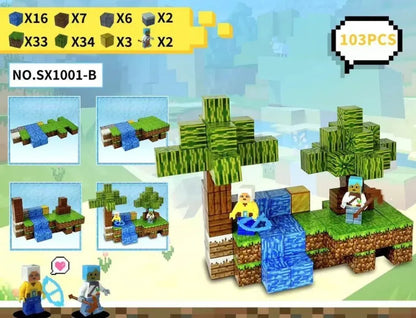 BLOQUES MAGNETICOS MY WORLD 103PCS