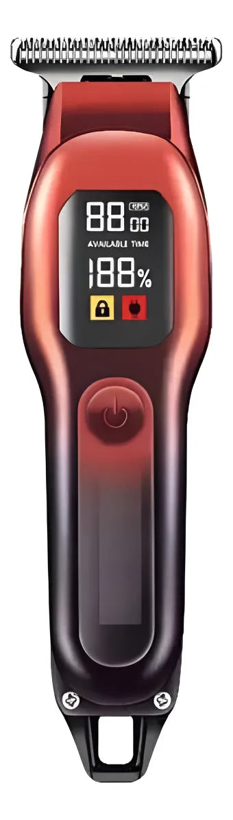 MAQUINA CORTA PELO DIGITAL INALAMBRICA RECARGABLE