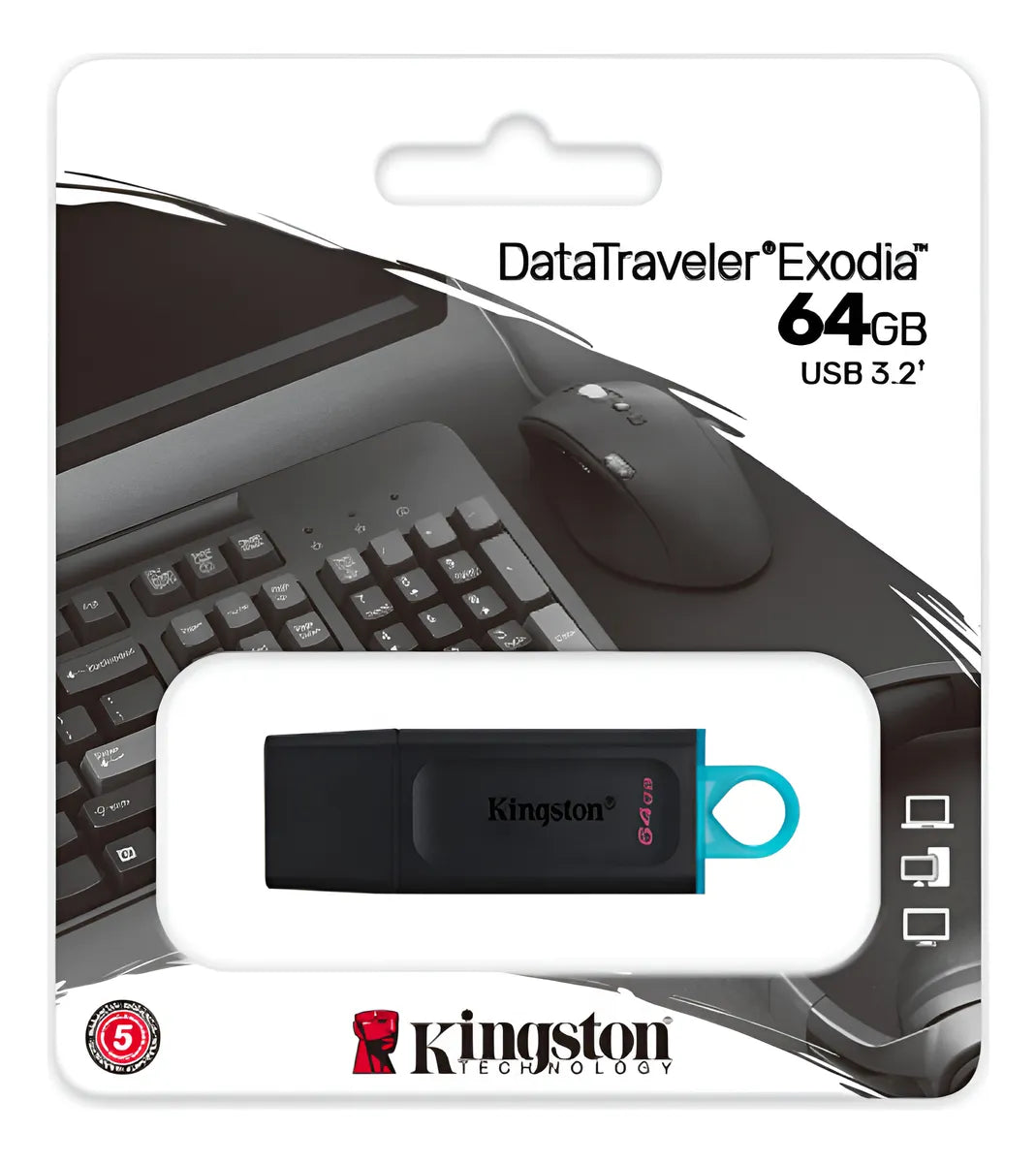 PENDRIVE KINGSTON 64GB