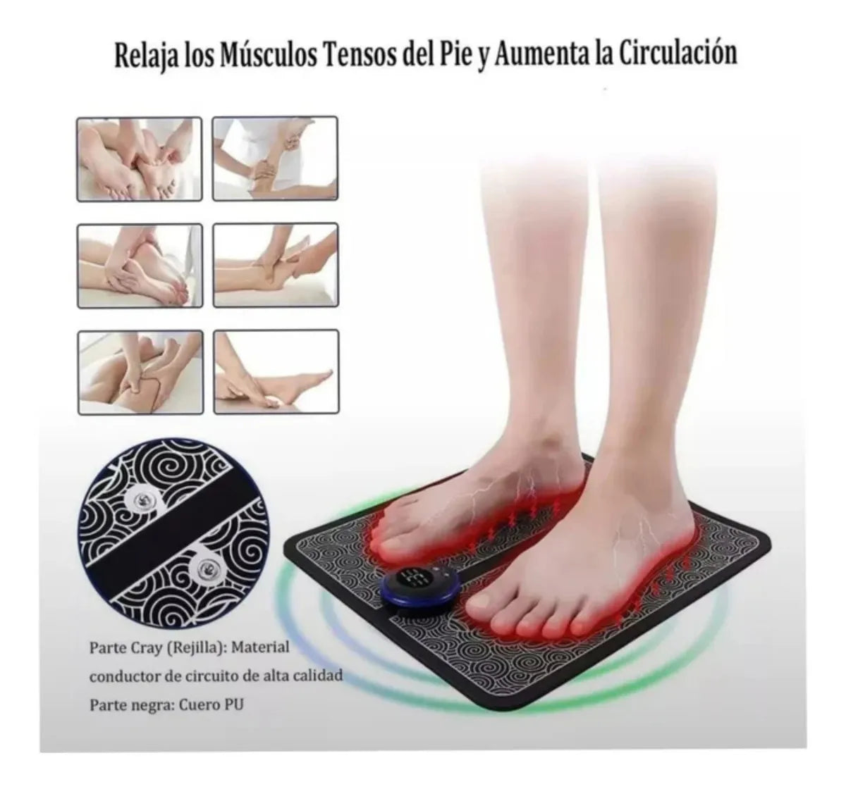 MASAJEADOR DE PIES ELECTRO ESTIMULACION