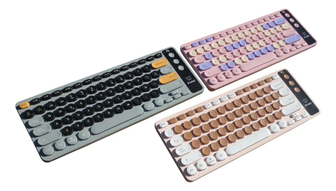 TECLADO INALAMBRICO TECLAS REDONDAS