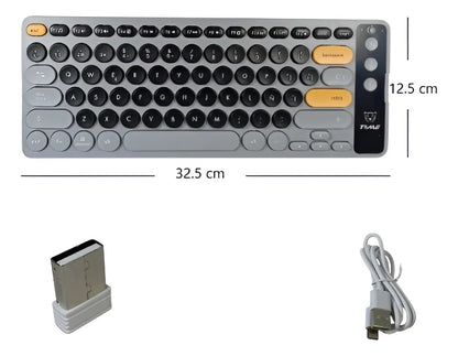 TECLADO INALAMBRICO TECLAS REDONDAS