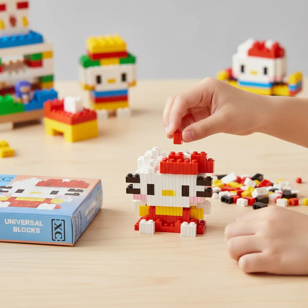 MINI BLOQUES PARA ARMAR PERSONAJES